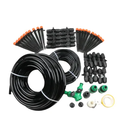 Greenhouse Outdoor Drip Irrigation Set Plastic Automatic Saving Water System Watering Kit for Garden Farm Lawn