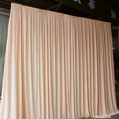 Wedding Backdrop Curtains with Swag Stage Drape Stand Frame for Party Event Decorations