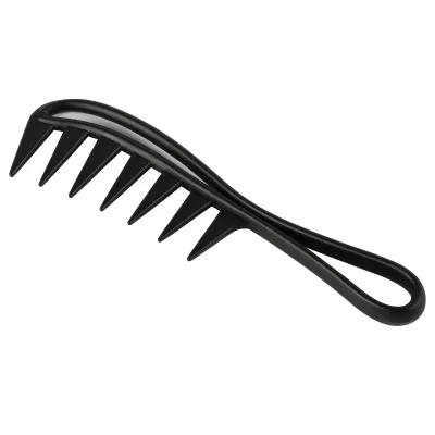 1 Pcs Wide Tooth Shark Plastic Comb Detangler Curly Hair Salon Hairdressing Comb Massage for Hair Styling Tool for Curly Hair