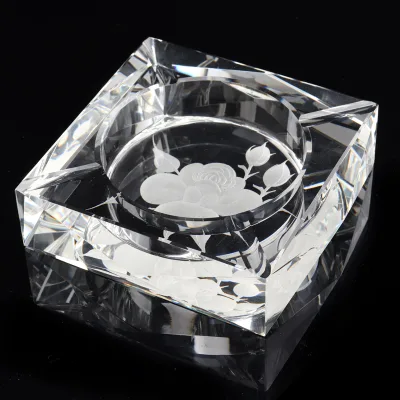 Newest Crystal Glass Ashtray,Handmade Ashtray