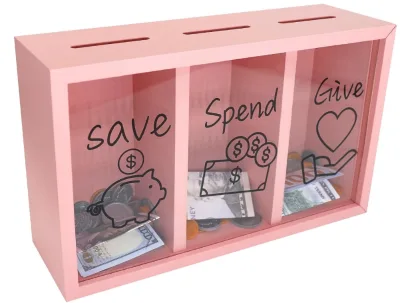 Limited Time Promotion Wooden Piggy Banks for Adults and Children