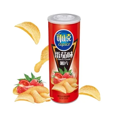 Wholesale Delicious Round Salty Potato Chips Leisure Fried Grain Snack Food