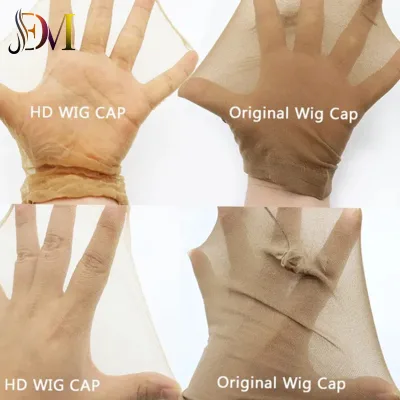 High Quality Manufacturers Wholesale New Hair Net HD WIG CAP Transparent Invisible Super Elastic Net Cap
