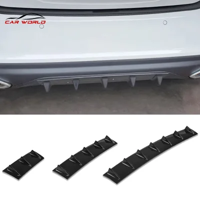 Universal Rear Bumper Diffuser Lip for 90% Car Glossy Black Exterior Accessory Parts Sporty Spoiler Decoration Covering System
