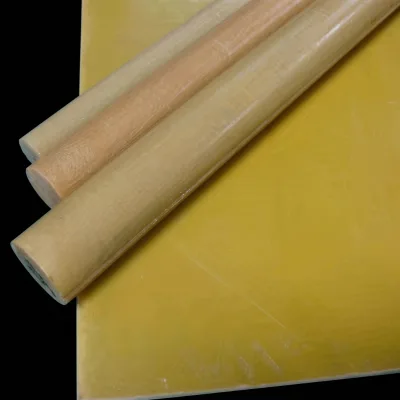 Green Yellow Fiberglass Epoxy Resin Rod, Anti-aging 3240 Laminate for Electroplating Support Fittings