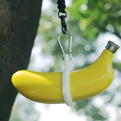 Unique Hip Flask Fruit Design Portable Banana Flask 5 oz Stainless Steel Pocket Hip Flask