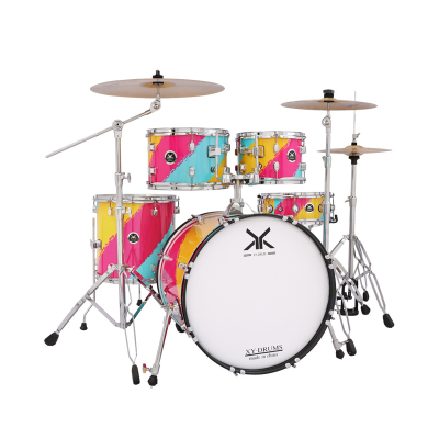 Factory custom adult drum kit modern series percussion 5 drums 3 cymbals wholesale drum kit