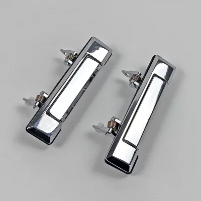 Black/Chrome Exterior Outer Door Handle Replacement L/R for Toyota Land Cruiser 70 Series FJ70 FJ60 HZJ73 HZJ75 HZJ79 HZJ78