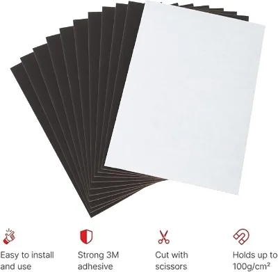 Competitive Price Laser Cut Water Resistant Adhesive Magnetic Sheets soft magnet a4 magnetic sheet 0.5mm-2mm rubber magnet