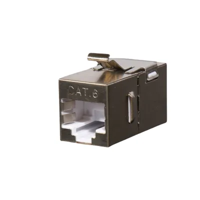 Punch-Down Stand STP Inline Coupler CAT6 Keystone Jack RJ45 to RJ45 Ethernet Networking Telecom Parts