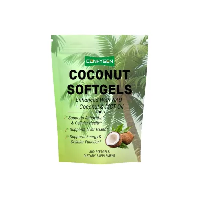 Best Selling Coconut Softgels Powerful Support for Daily Wellness and Antioxidant & Natural Wellness with Softgels