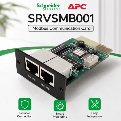 SRVSMB001 APC Mini UPS Easy-On-Line SRVS Modbus Card Single Phase Standby Industrial Computer Rack Mount Wifi Routers Made