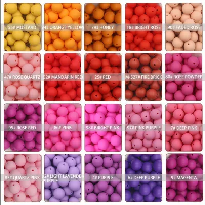 Silicone Chew Beads 15Mm Bead Bracelet