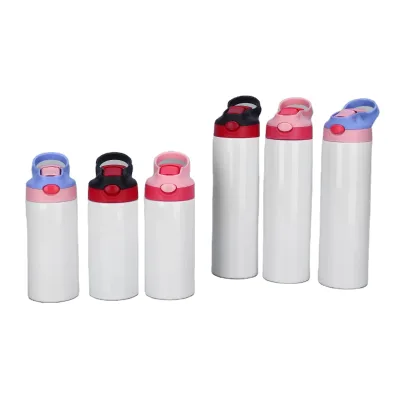 Wholesale DRM DM-9640 304 Stainless Steel Vacuum Insulated Eco-Friendly Foldable Water Bottle Straw 6-12hrs Thermal Performance