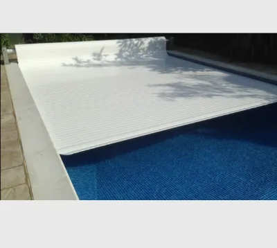 Chinese Factory Electric Swimming Pools Cover with PC Safety Slats