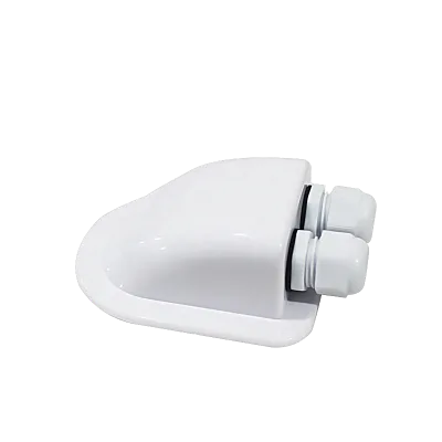 Solar Photovoltaic Plastic Bracket Dual Hole ABS Photovoltaic RV Junction Box RV Roof Waterproof Junction Box