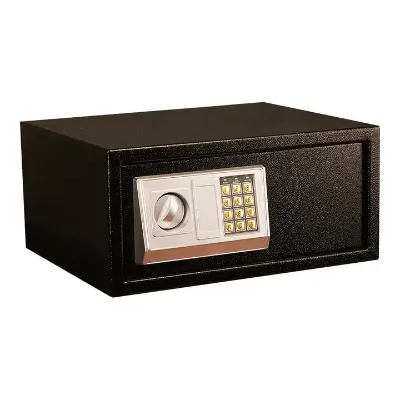 Black Steel Luxury Electronic Keypad Safe Box Hotel Use Safes for Money and Valuables Protection Model KT-43EA