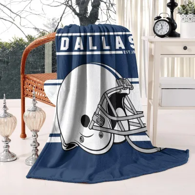 Modern Soccer Team Cover Flannel Blanket-Lightweight & Warm Customized All-Season Airplane Gift for Men and Women