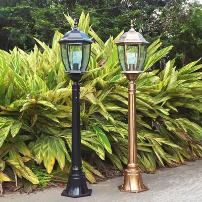 European Retro Courtyard Villa Best Solar Garden Led Lights for the Garden Bollard Lawn Light