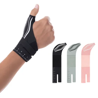 Lightweight Compression Thumb Wrist Wraps for Men Women Anti Sprain Wrist Straps Weightlifting