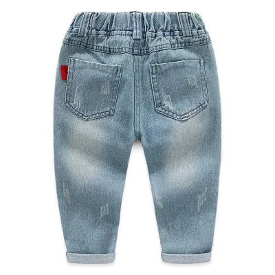 Boys Kids Children's Clothing Kids Jeans London Factories WWith Hholes BBranded Pants From Online Shop China