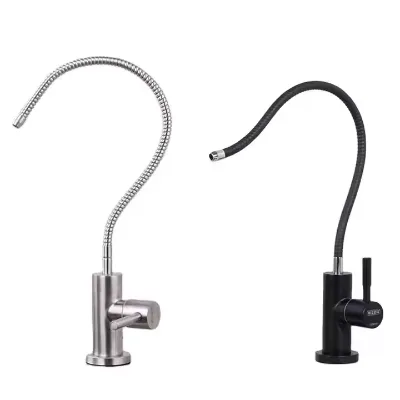 kitchen faucet luxury Durable Stainless Steel Universal Tube Faucet Conduit Modern Classic for Bathroom Kitchen Sink Stylish Kitchen Faucet Hose
