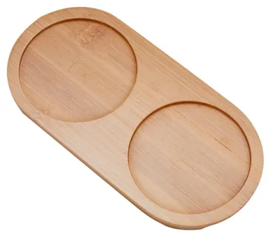 Handmade Wooden Tray Natural Wood Serving Board for Bathroom Hotel Household