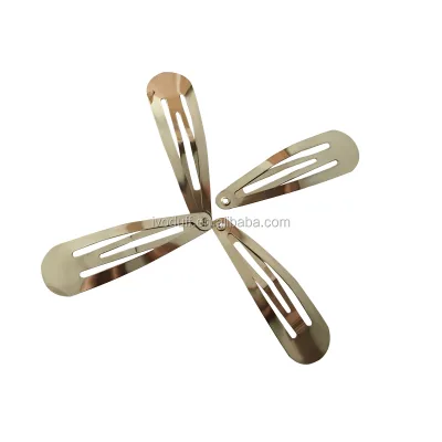Hair Clip Cheap Price Snap Hair Clip for Kids, Metal Snap Clip
