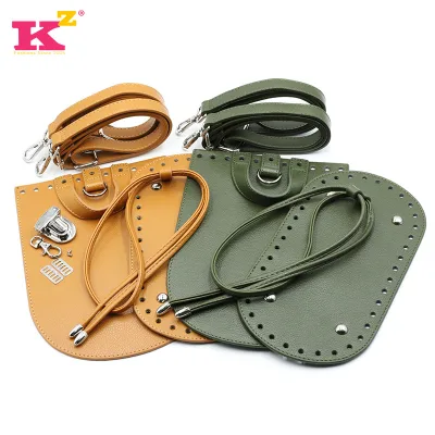 DIY Handmade Backpack DIY Hand-Woven Shoulder Bag Accessories DIY Bag Parts Supplies Kit Leather Massager Bag Gifts
