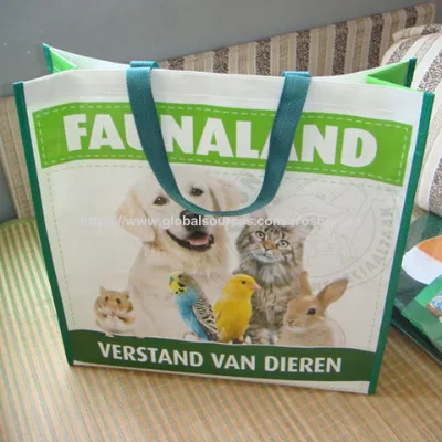 Shopping bag,PP Woven Shopping Bag ,Tote bag,Promotional bag,with Laminated Finished, Customized Logo Printings are Accepted .