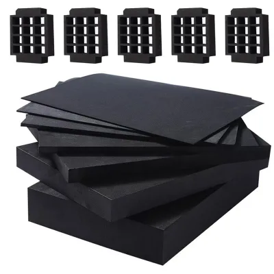 High Density EVA Black Foam Self-adhesive 1mm-50mm Thickness Anti-collision Sealing Strip for Packaging, Shockproof
