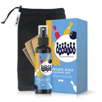 Natural Eco-Friendly Bowling Ball Cleaner Spray Cleanser Portable Accessories Kit Removes Oil Stains Scuffs