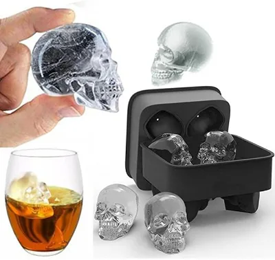Hot Sale Ice Mold 3D Silicone Ice Cube Molds Maker Tray