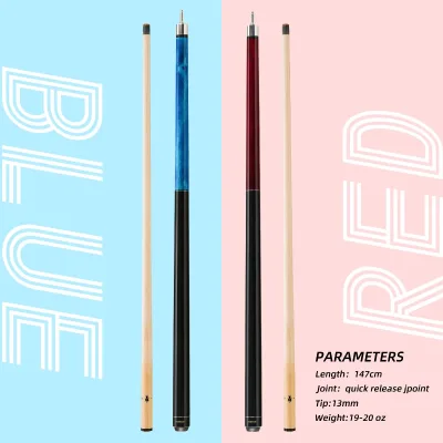 ZOKUE ZK-Break Cue Stick 13mm Tip Stainless Steel Joint 19oz Light Weight Top Grade Maple Shaft Professional Break Cue