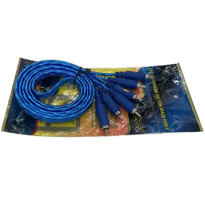 5m Three Pairs of Three Audio Lines 3rca to 3rca Audio Lines and Video Lines Six Av Audio