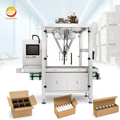 ORME Carton Package Seal Packer Bottle Case Pack System 6 Axis Case Robotic Packer