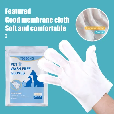 Custom Pet Cleaning Wipes Pets Care Gloves Wet Wipes Daily Cleaning for Cats and Dogs