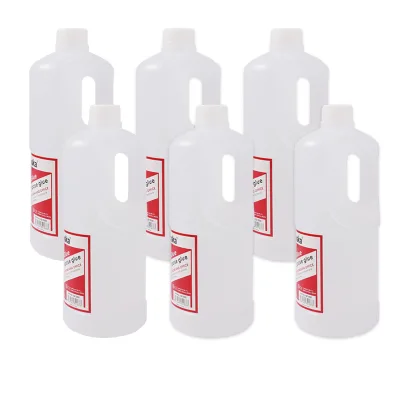 FOSKA Professional Adhesives & Sealants Paper Bonding Glue Non Toxic PVA 1L Liquid Transparent Glue for Kids Art Projects