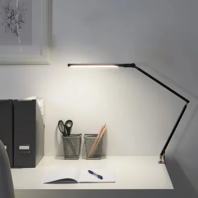 Eye-Caring Desk Lights Swing Arm with Clamp Table Lamp Dimmable Beam Balance Office Architect Table Desk Lamps