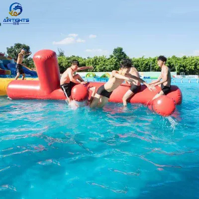 High Quality Giant Inflatable Water Toy Quick Delivery Cheap Inflatable Water Dog for Pool Rental Business