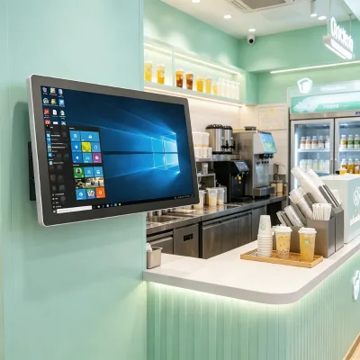 Customizable Spec 21.5 Inch KDS Kitchen Display System OEM ODM Custom Logo Dual OS Compatible All Catering Management Software