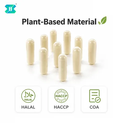 Breakage Resistant Empty Capsules fNon-Animal Empty Capsules Suitable for All Religious Groups