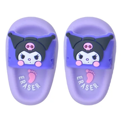 Creative Cute Mini Dinosaur Erasers Student Shaped Slippers TPR Erasers Bulk Pencil Cartoon Cleaning Erasers