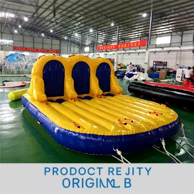 Max 9 Person Inflatable Towable Banana Buoy Slider Towables Banana Slider Tubes