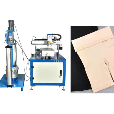 Professional Underwear Coating Machine Spandex Edge Anti Slip Coating Even Coating Long Service Life Easy Setup