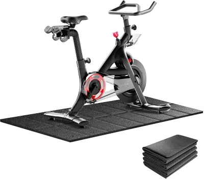 Exercise Bike Mat, Bike Trainer Mats, Mat for Indoor Stationary Spin Bikes Treadmill Walking Pad on Hardwood Floor Protector