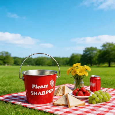 Professional Movie Popcorn Tins Custom Logo Printed Metal Pail for Cinema Snacks Packaging