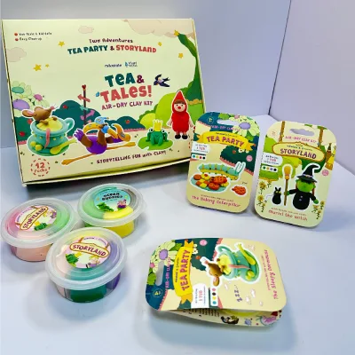 Ultra-light Private Label Supported Eco-friendly Kids Diy Animal Clay Craft for Gift Store Seasonal Bulk Commodity