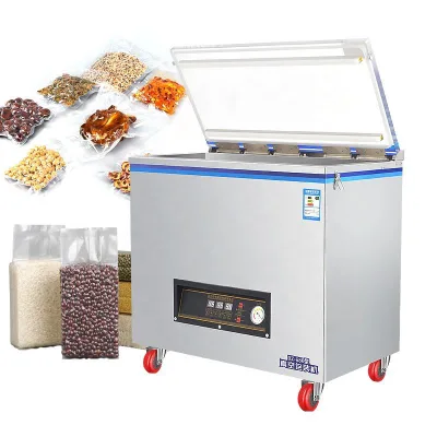 BN Automatic Food Rce Grain Vegetable Beef Fish Vacuum Machine Single Chamber Sealer Sealing Machine