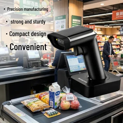 Handheld 2D Laser Barcode Scanner OH4503 Plug and Play Usb Barcode Reader for Retail Warehouse Office Government Bulk Purchase